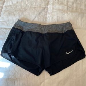 Nike black running shorts